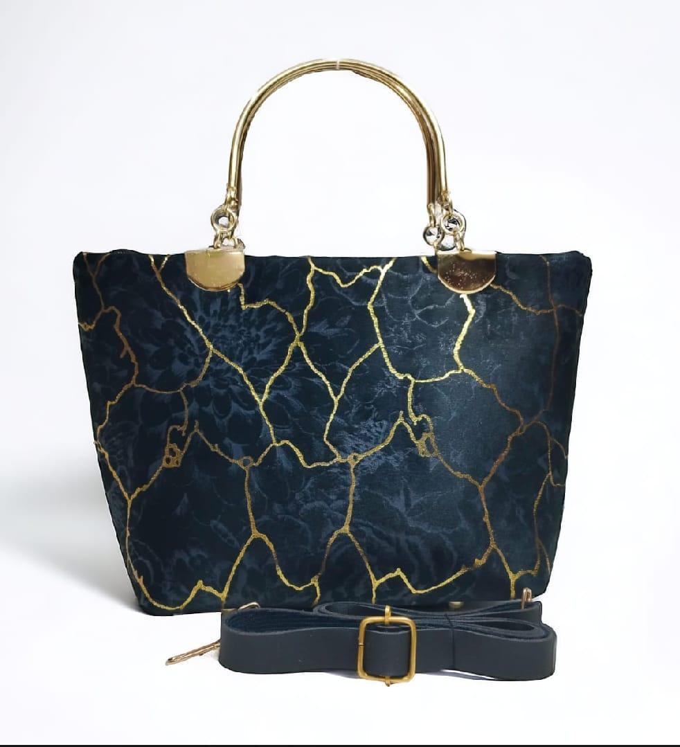 Fancy Luxury Handbag for Women | Stylish Party & Casual Bag (Blue)