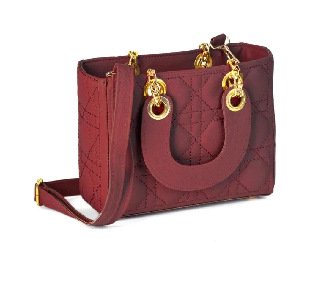 Stylish Tote Bag for Girls | Trendy Women’s Handbag (Maroon)