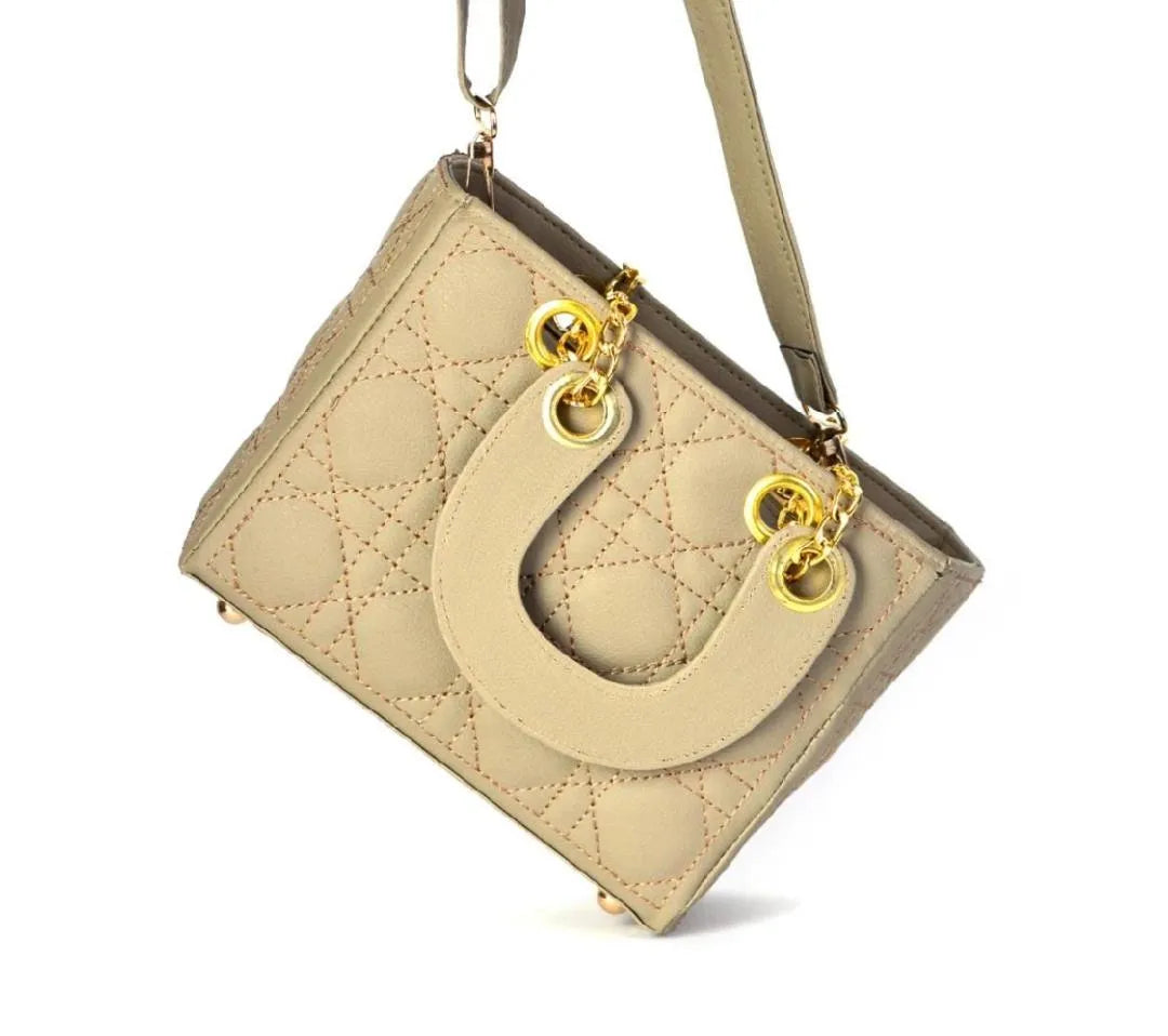 Stylish Tote Bag for Girls | Trendy Women’s Handbag (Beige)