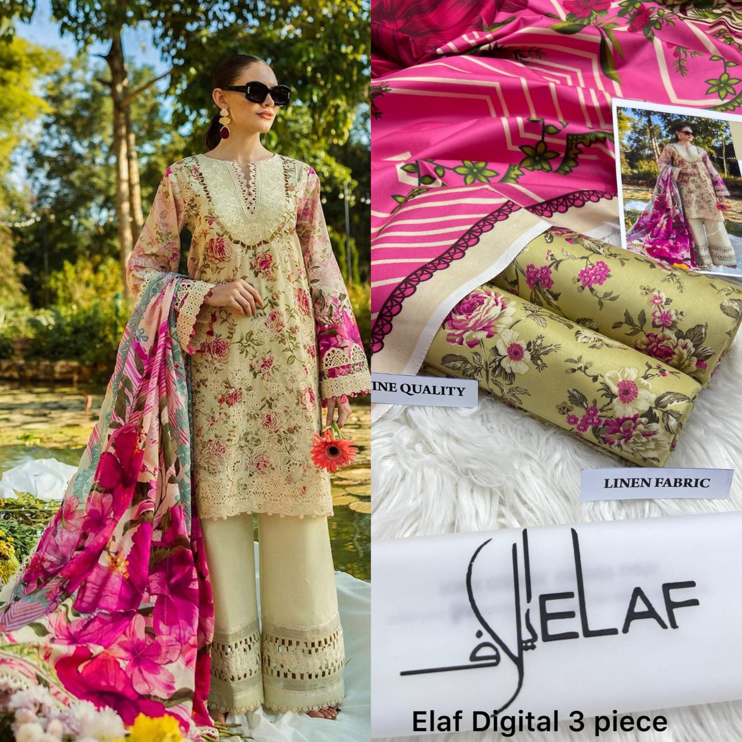 ELAF LINEN DIGITAL PRINT