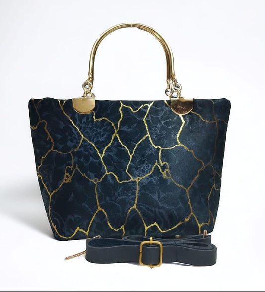 Fancy Luxury Handbag for Women | Stylish Party & Casual Bag (Blue)