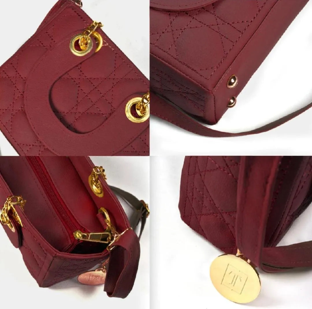 Stylish Tote Bag for Girls | Trendy Women’s Handbag (Maroon)