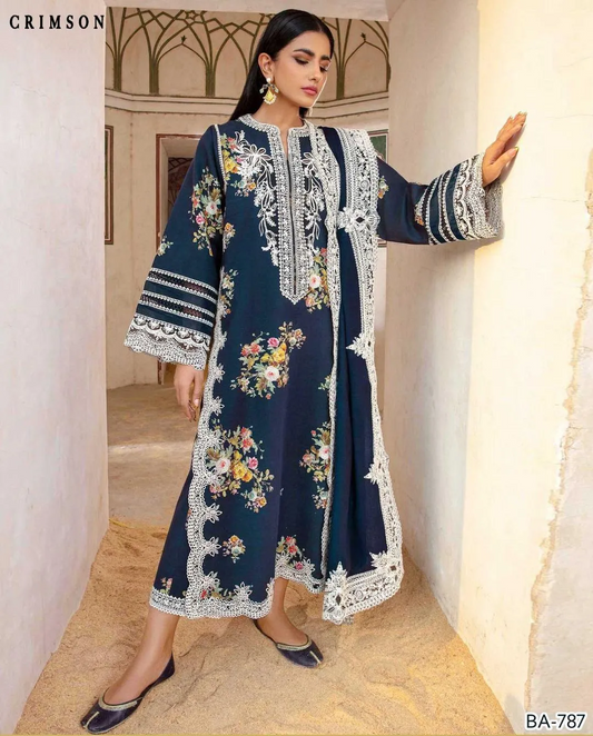 CRIMSON 3 PC  DHANAK